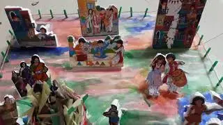 3d model of holi festival