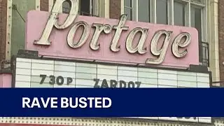 Chicago rave in abandoned building shut down