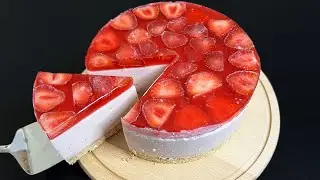 Do you have strawberries and cookies?! Summer dessert in 5 minutes! Very easy
