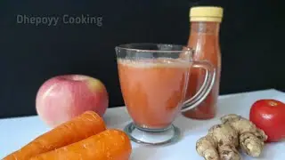 Смешайте помидоры с морковью! Секрет жиросжигающего сока! Напитки для похудения!