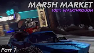 Disney SpeedStorm 100% Walkthrough | Partners in Paw | Marsh Market | Part 1