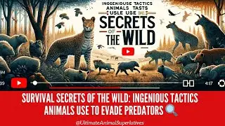 Survival Secrets of the Wild: Ingenious Tactics Animals Use to Evade Predators 🐾🔍