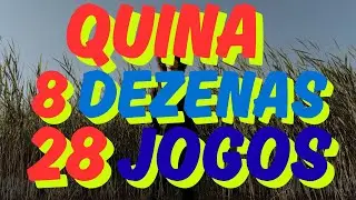 COMO JOGAR COM UMA COMBINAT&Oacute;RIA QUINA 8 dezenas e 28 jogos