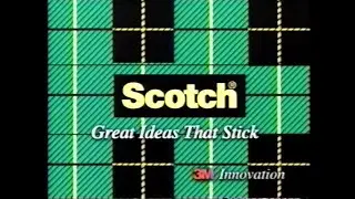 2000 Scotch Pop-Up Tape Dispenser Commercial 