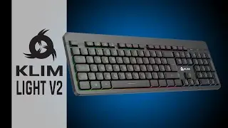 KLIM Light V2 | Kabellose Gaming-Tastatur | Zocke &uuml;berall