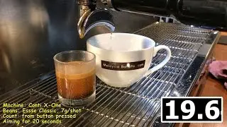 [101] Espresso with Conti X-One coffee machine with Essse Selezione Classic beans