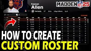 Как создать собственный состав в Madden 25