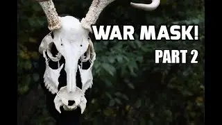 Боевая маска &laquo;Олений череп&raquo; (в стиле американских индейцев)! Часть 2