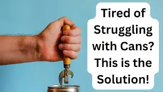 Electric Can Opener: Open Cans in Seconds - No Effort!🤩🌟✅