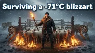 Surviving a -71°C blizzard: A 90-year-old man saves his dog and sheep from a pack of tigers