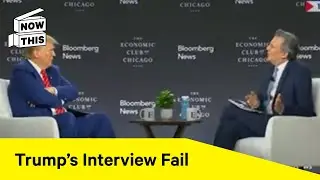 Trump Fails to Makes Sense During U.S. Economy Interview