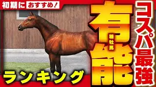 【ダビスタSwitch】種付け料100万円以下でお勧めの種牡馬9選。牧場経営を安定させたい初心者さん向けです。