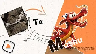 Digital Art Tutorial: Mushu Dragon From a Flowing Water