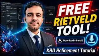 Free Rietveld Refinement Using MAUD | XRD Analysis Tutorial for Beginners