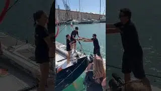 Dockside moments from the Ocean Globe Race Europe in Genoa, Italy. #oceanracing #oceanrace #sailing