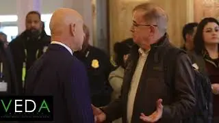 VEDA WORLD NEWS | New Mayor Elect Meets Greets Houston Residents (requested no mics near him)
