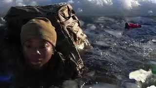 U.S. Marines take a plunge in Ice-Breaker Drill in Norway