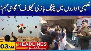 Awareness campaign against kite flying | 03am News Headlines | 09 Feb 2025 | City 41
