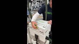 Here's a clever trick to compress your sawdust waste bags using the CT Dust Extractor with D36 SP br