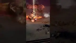 Manticore rockets vs Chaos Predator #warhammer40k #dawnofwar2 #commissar #1v2battle #imperialguard