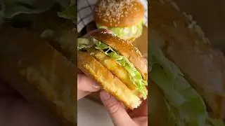 НАСТОЯЩИЙ ЧИКЕНБУРГЕР! ТОТ САМЫЙ #рецепт 🍔 #макдональдс #бургер #вкусноипросто #рекомендации #рек