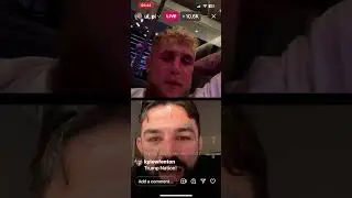 JAKE PAUL WENT LIVE WITH  MIKE PERRY ON INSTAGRAM! #jakepaul #instagramlive