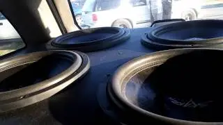 4 DDX SKAR 15s 2 AUDIOPIPE 2000 WATT AMP