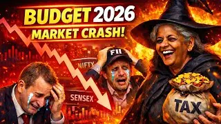 Budget 2026 Shock: Why the Stock Market Turned Blood Red 📉⛔🚫🟥 #FIIs #stockmarket
