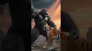 Epic Clash: King Kong vs Tiger 🦍🐅