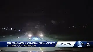 Dashcam captures wrong-way driver's fatal I-43 collision