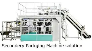 Fully automatic secondary packaging solution.