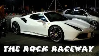 SUPERCARS & SPORTSCARS DRAG RACING | THE ROCK RACEWAY | Ferrari, Porsche, Mustang, R8, AMGs, BMWs