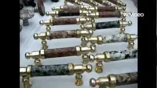 Granite stone cabinet knobs