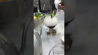 Molecular Mixology - How to smoke A Drink Using Flavor Blaster and Dry Ice by MastahTV