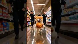 Dog Running From the Police 😳🐕 #Shorts #dog
