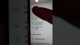 How to turn on subscribers only mode 