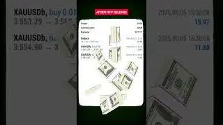 NFP Release 2025: Gold & USD Reaction LIVE (Before & After Breakdown) #forex