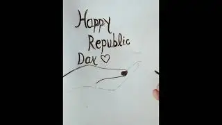 Happy Republic Day Sketch Drawing/ 26 january sketch drawing/ Republic Day special drawing 