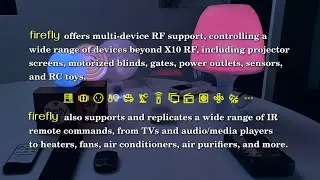 HomeGenie Firefly: Универсальный ИК и РЧ шлюз (ESP32-C3) 🧞&zwj;♂️✨📡
