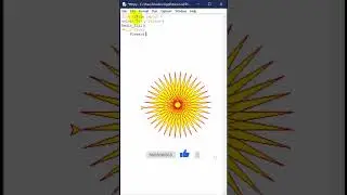 How to print colored star shapes in python #python  #python_turtle #python _turtle_graphics