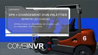Simulateur chariot &eacute;l&eacute;vateur FL1 &ndash; XP6 Chargement d'un palettier