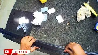 COLANDO UM QUADRO DE PELE DE VIDRO!!!