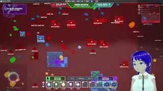PowPow PewPew blocks in Vectorio with Akilah with Sunny of Guard from Arcane Verse: Timbre Defiance.
