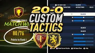 My Full 20-0 Custom Tactics 😍✅