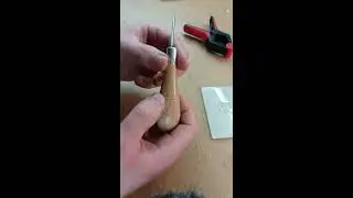 Setting An Awl Blade - Alternative Method - Leathercraft Masterclass