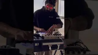 #fingerdrumming on ⁠@djtechtools #midifighter 3D, #organelle m, and #nornsshield