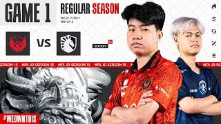 BIGETRON ESPORTS vs TEAM LIQUID ID | Regular Season Week 7 Day 1 | Game 1 | #MPLIDS15