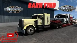 American Truck Simulator: NEW BARN FIND PETERBILT 359 First Load #ats  #americantrucksimulator
