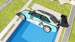 Epic High Speed Car Jumps #36 &ndash; BeamNG Drive | Smashdrive