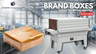 🔥 Carton box wrapping- Shrink Wrapping Machine (Shrink Tunnel)